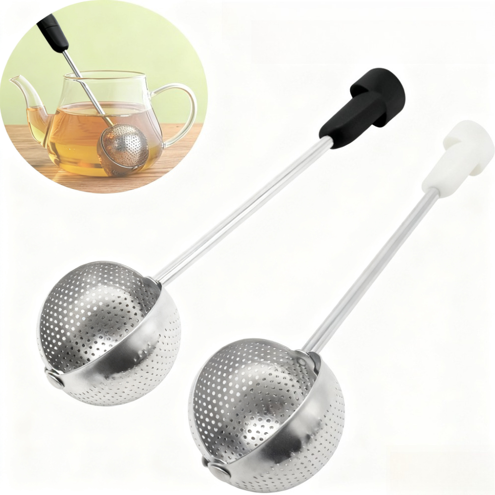 Loose Leaf Tea Infuser - ステンレス製メッシュティーボールインフューザー、茶葉用ストレーナー、再利用可能なティーインフューザー（茶葉、コーヒー粉用）
