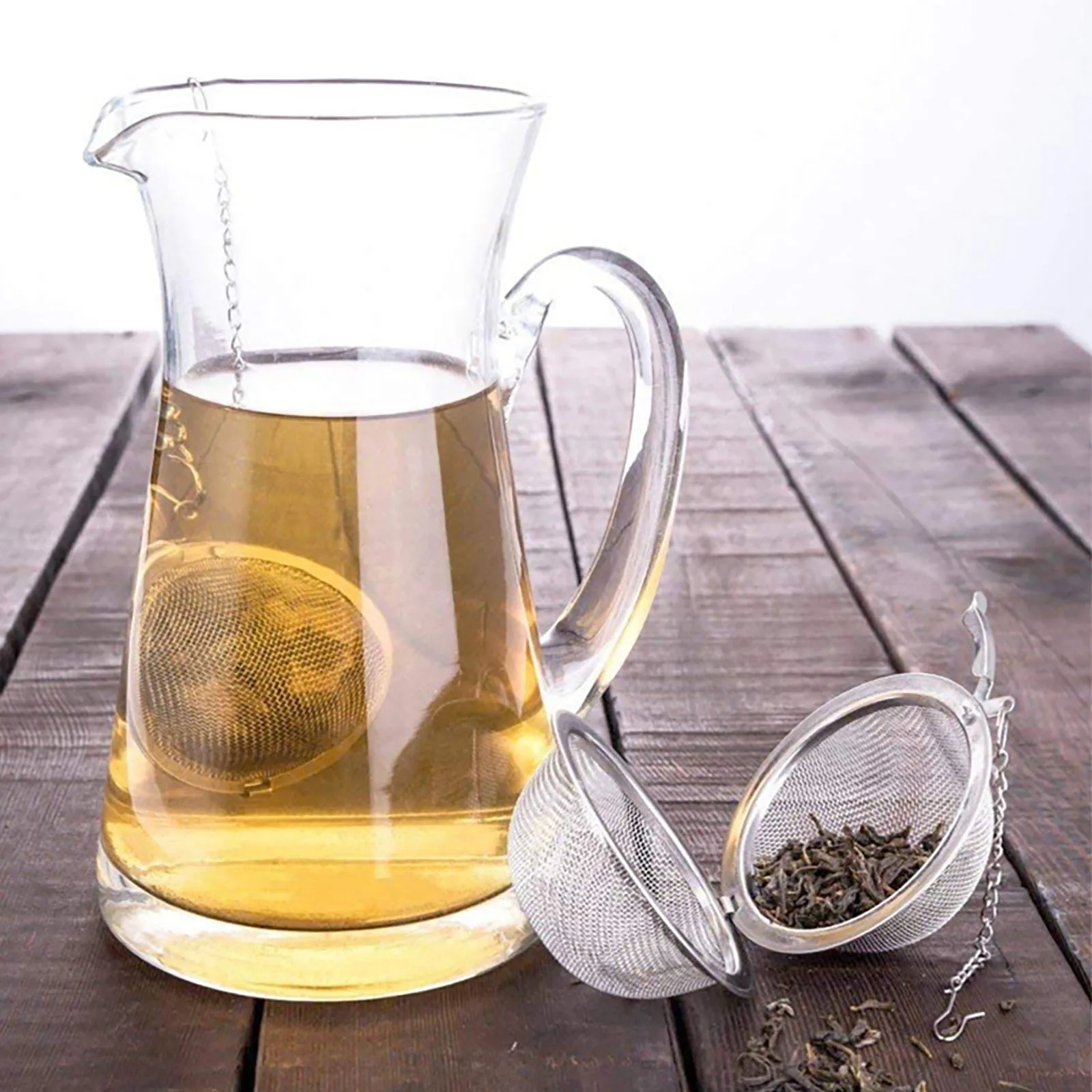 ステンレス鋼メッシュの注入器,ティーフィルター,間隔の香りの - Loose Leaf Tea Infuser のレビューと価格