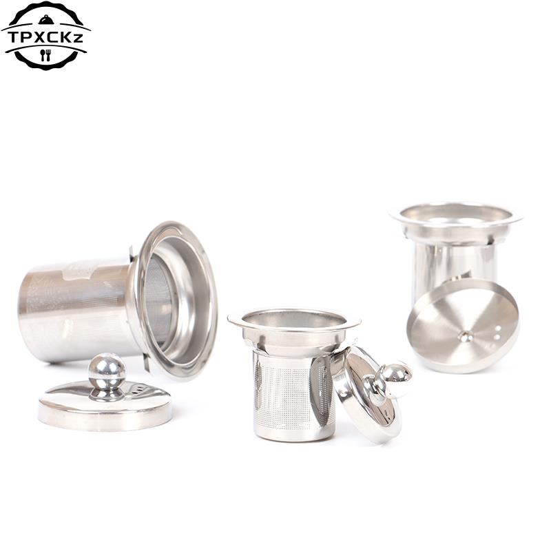 1pc s/m/l再利用可能なステンレス鋼茶スチールストレー - Loose Leaf Tea Infuser のレビューと価格