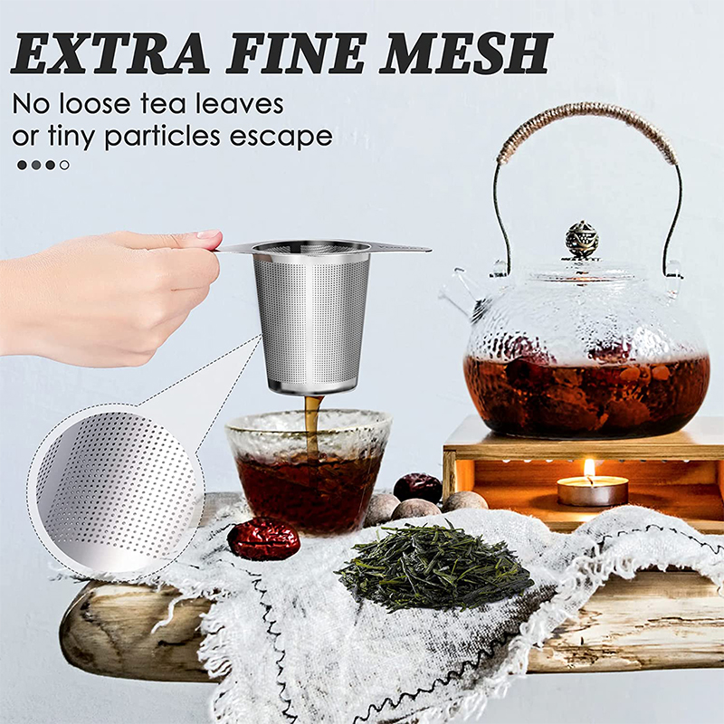 1 ピース茶注入器バスケットステンレス鋼茶ストレーナー茶フィ - Loose Leaf Tea Infuser のレビューと価格