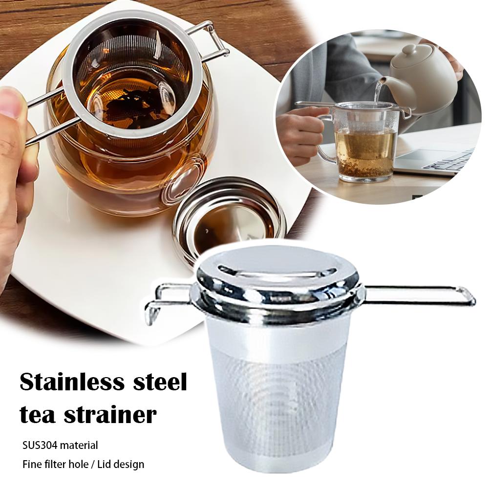 1pc ルーズリーフティーインフューザーステンレス鋼ダブルハ - Loose Leaf Tea Infuser のレビューと価格