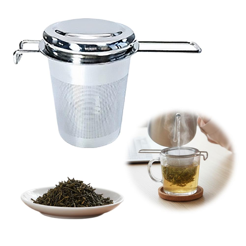 1pc ルーズリーフティーインフューザーステンレス鋼ダブルハ - Loose Leaf Tea Infuser のレビューと価格