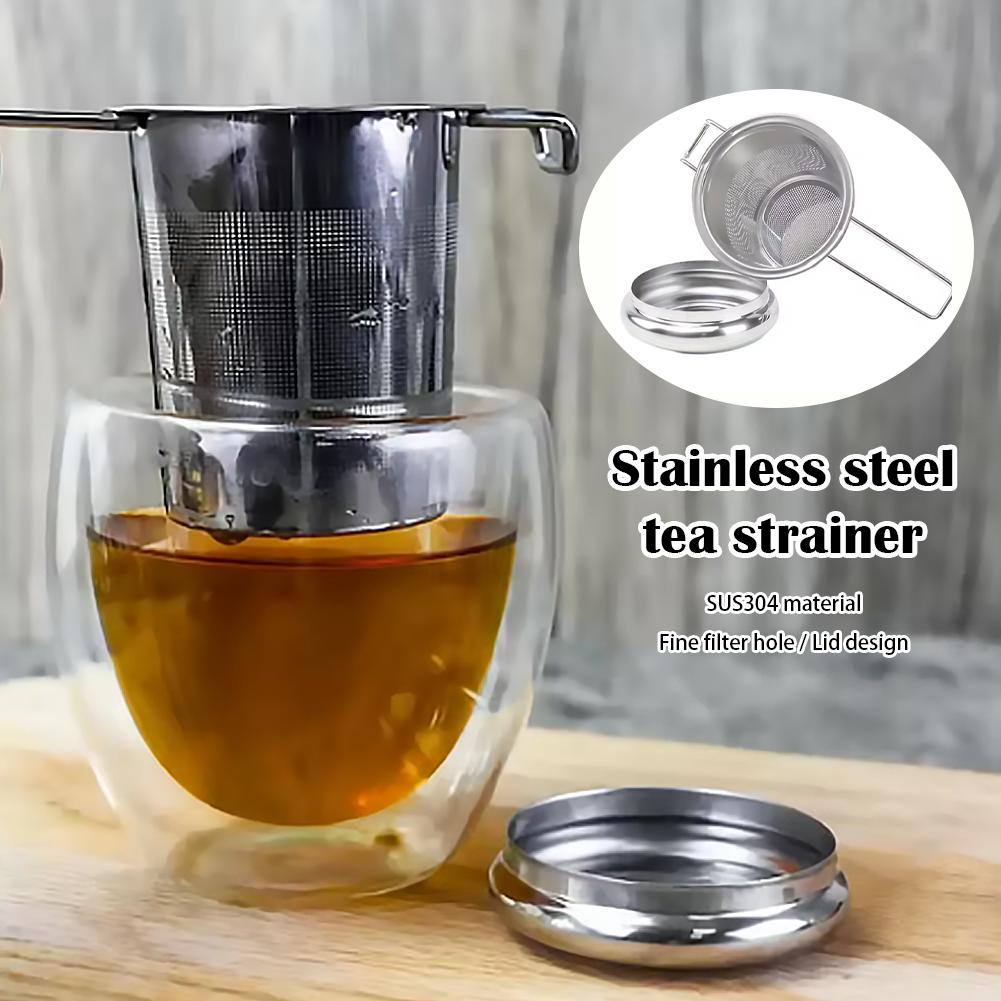 1pc ルーズリーフティーインフューザーステンレス鋼ダブルハ - Loose Leaf Tea Infuser のレビューと価格
