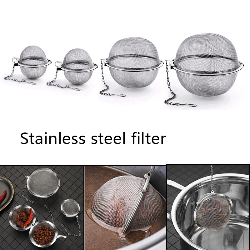 1-5 個の茶こしステンレススチールメッシュティーボール茶こ - Loose Leaf Tea Infuser のレビューと価格