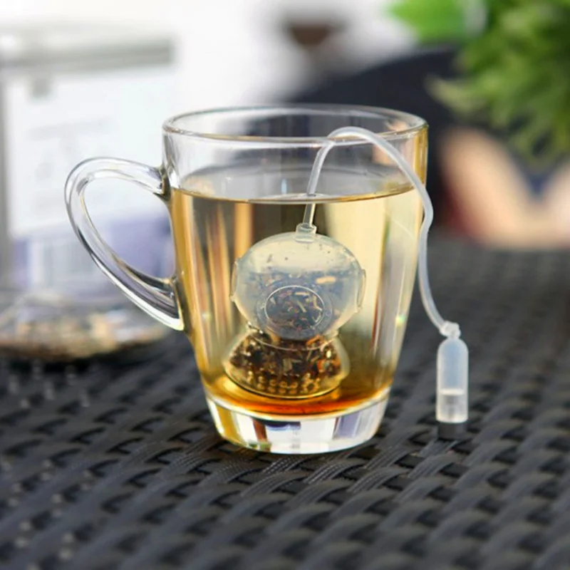 漏れや離乳食用の再利用可能なフィルター,食品グレードのシリコ - Loose Leaf Tea Infuser のレビューと価格