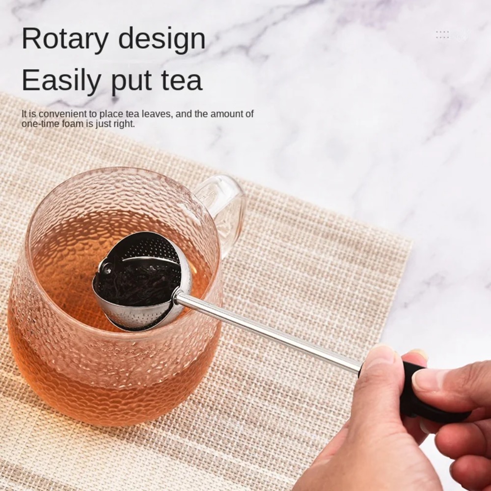 ステンレス製メッシュティーボールインフューザー、茶葉用ストレ - Loose Leaf Tea Infuser のレビューと価格