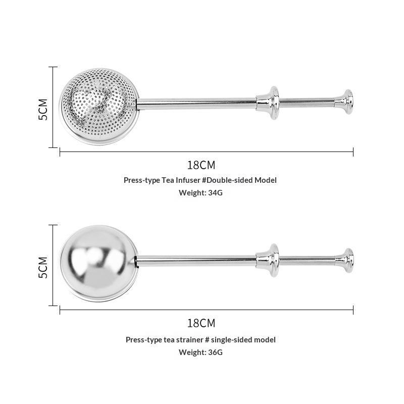 ロングハンドルステンレス鋼茶こし細かいメッシュ防錆ルーズリー - Loose Leaf Tea Infuser のレビューと価格
